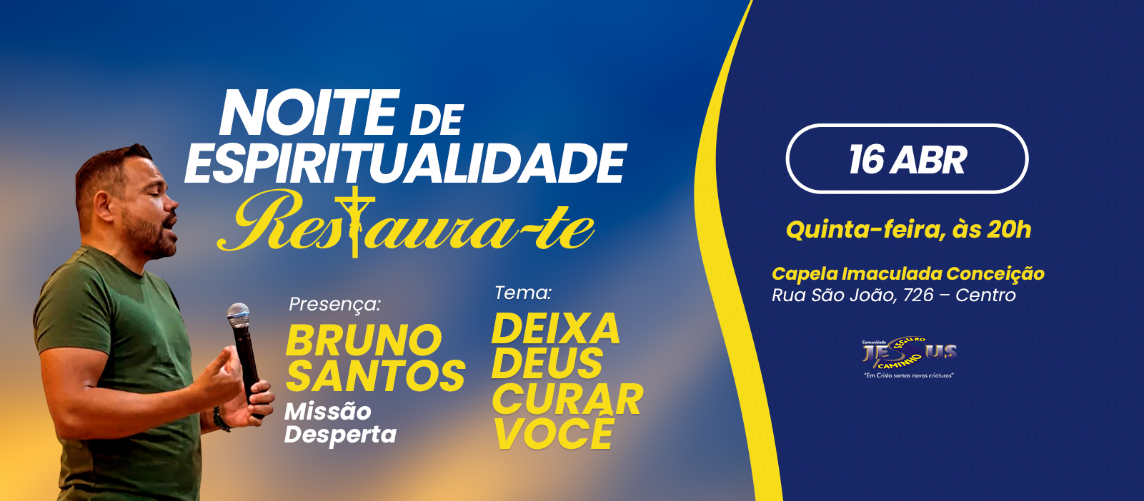 Noite de Espiritualidade – 16-04