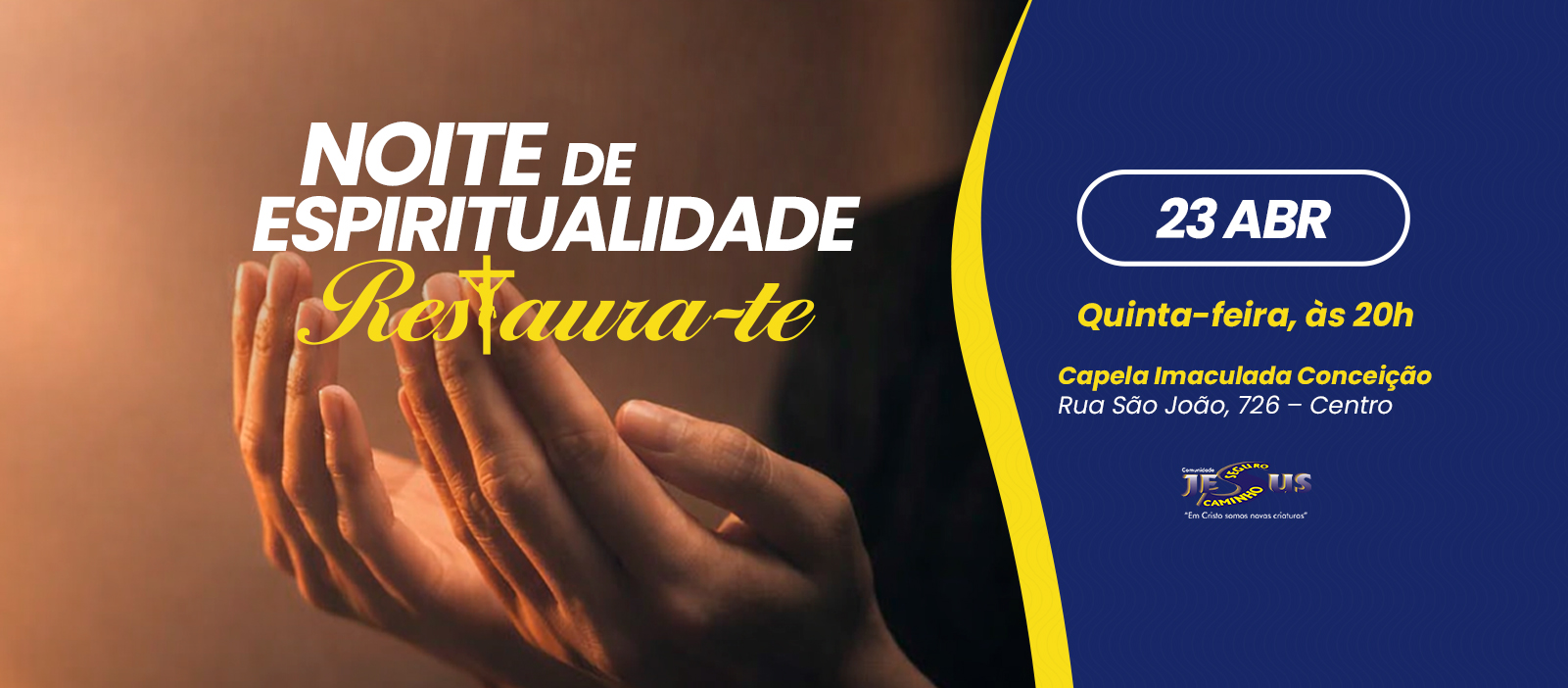 Noite de Espiritualidade – 23-04