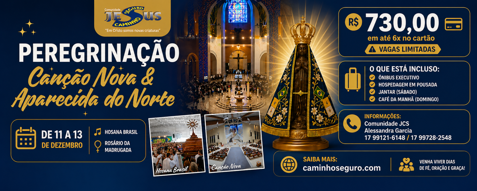 Peregrinação Canção Nova e Aparecida do Norte 12-11